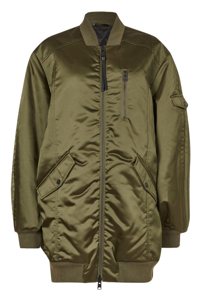 Margot Bomber Jacket, Alternate, color, KHAKI GREEN