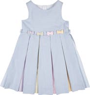 Florence Eiseman Multicolor Seersucker Pleated Dress
