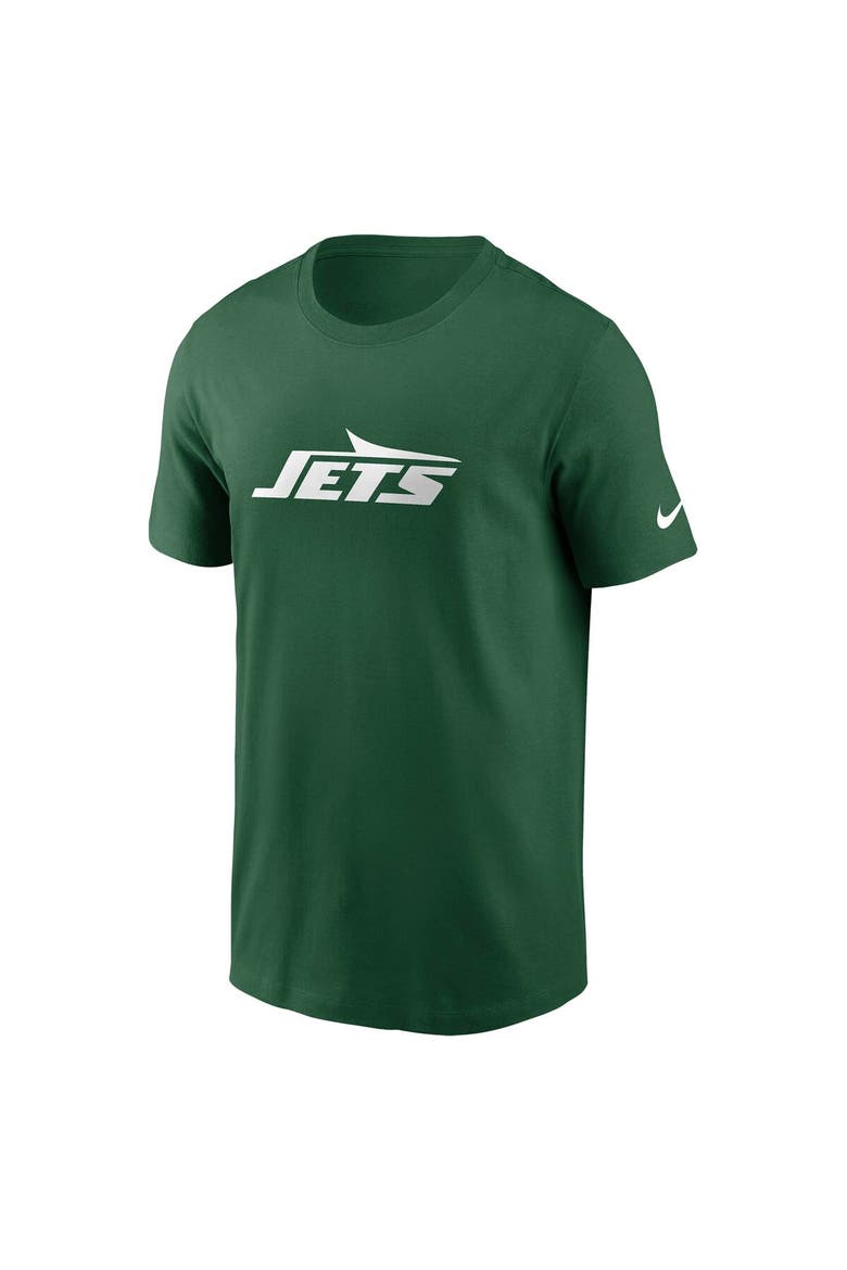 Men's Nike Green New York Jets Primetime Wordmark Essential T-Shirt, Alternate, color, Green