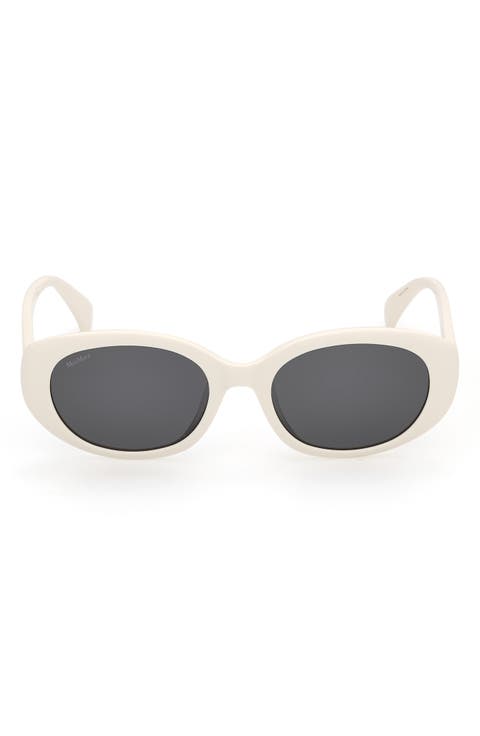 54mm Oval Sunglasses