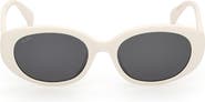 Max Mara 54mm Oval Sunglasses