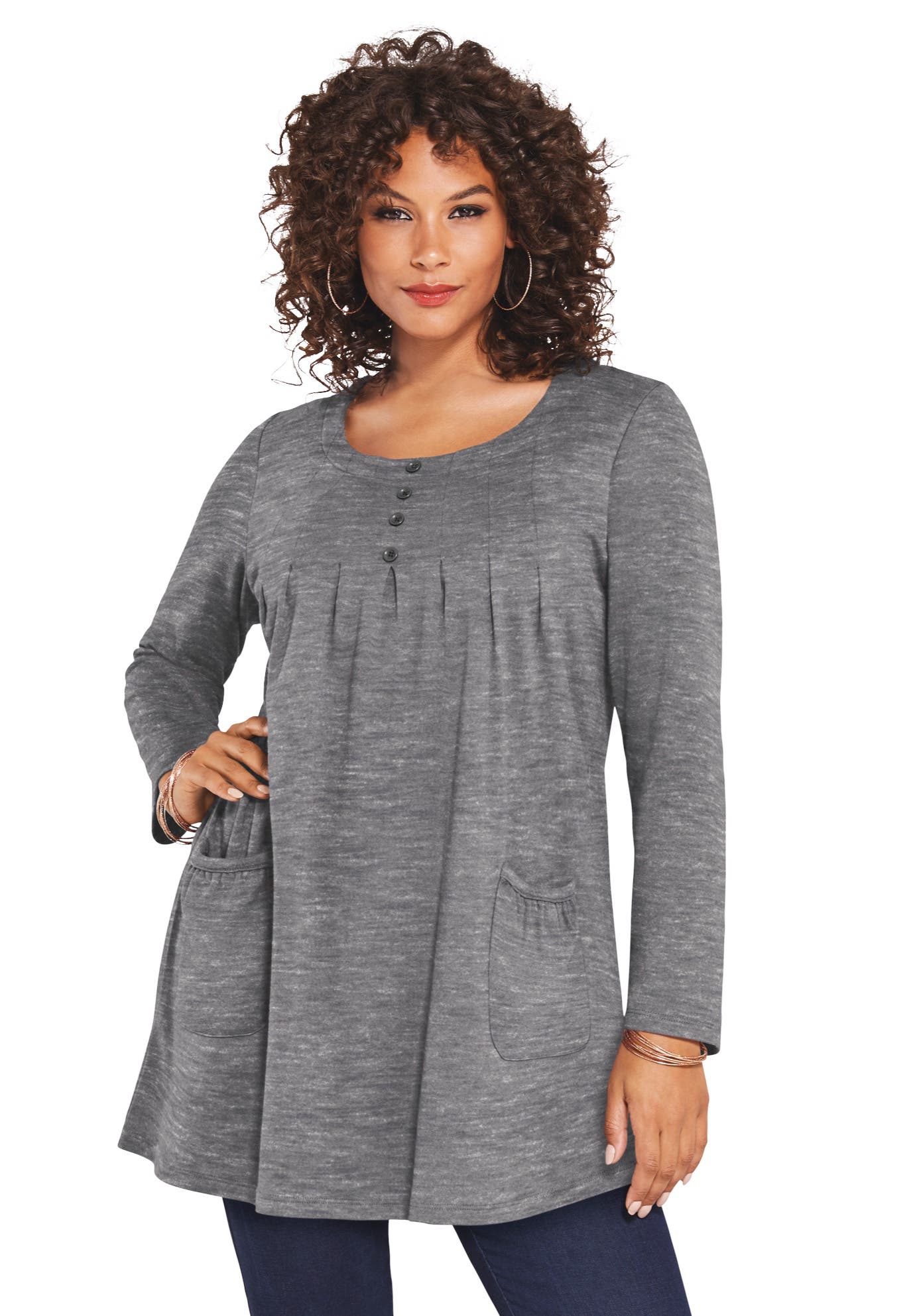 MEDIUM HEATHER GREY