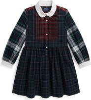Polo Ralph Lauren Kids' Plaid Cotton Poplin Fun Shirtdress