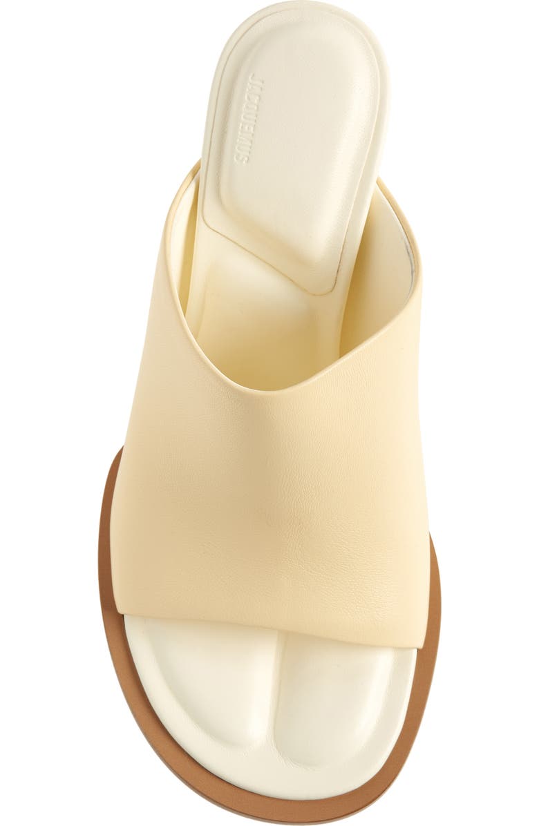 Jacquemus Mismatched Slide Sandal, Alternate, color,