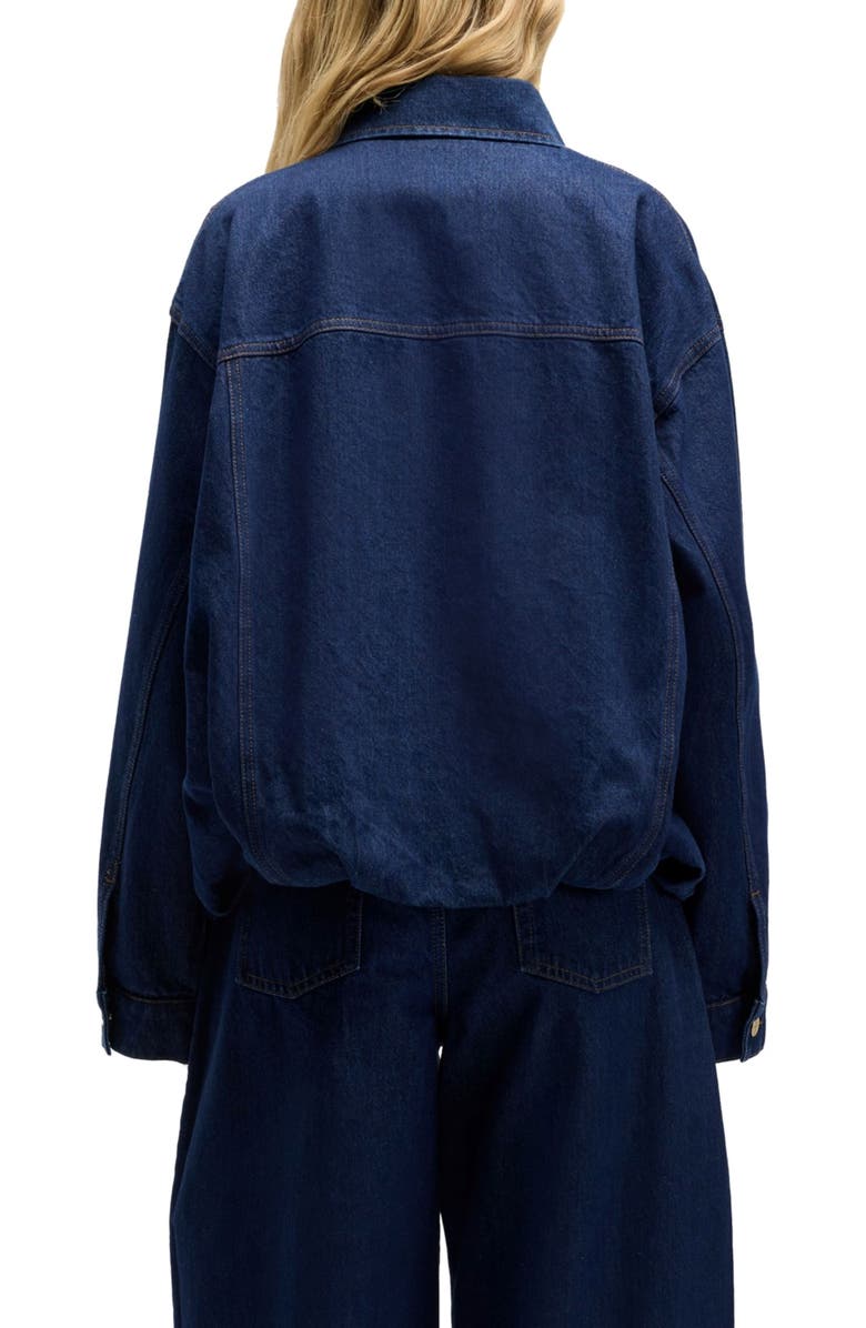 Seven Oversize Denim Jacket, Alternate, color, Indigo Soul