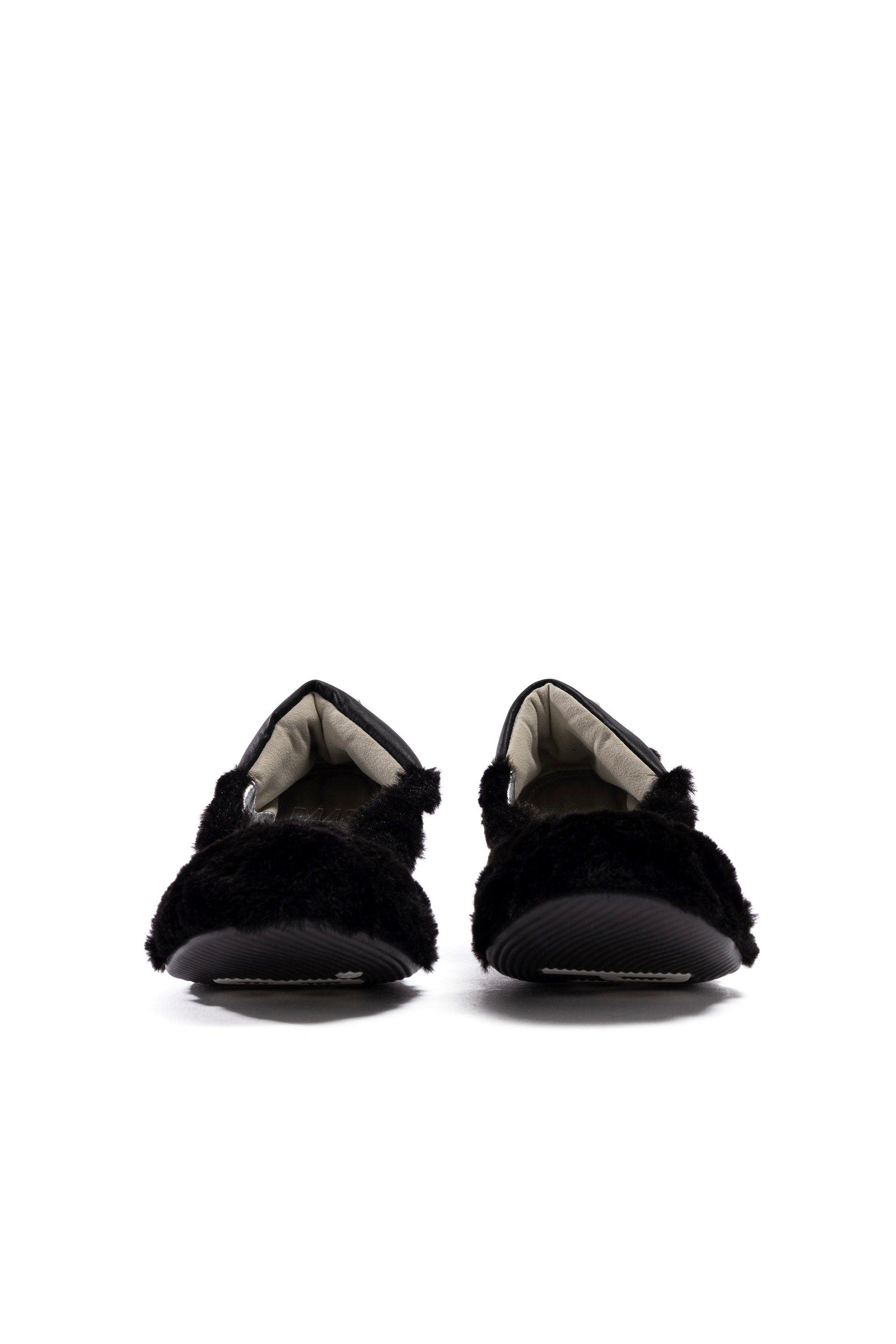 P448 Stella Teddy Ballet Flat, Alternate, color, Black