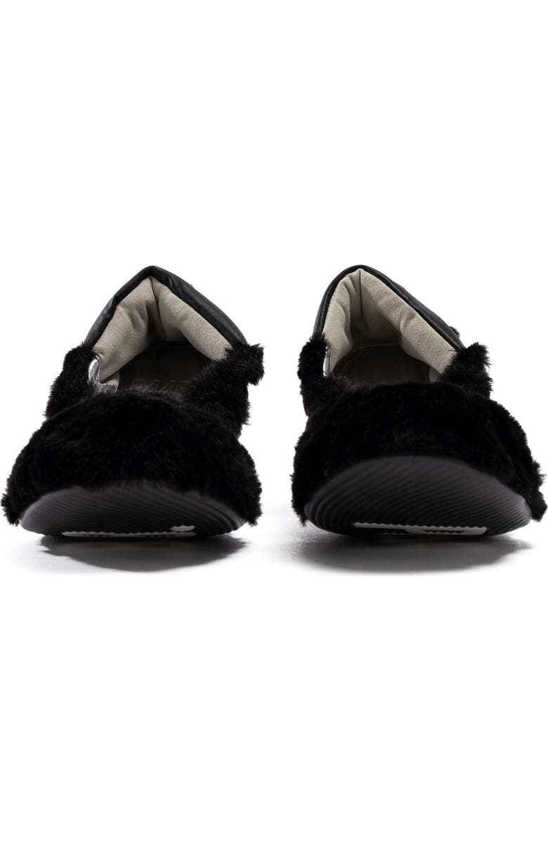 P448 Stella Teddy Ballet Flat, Alternate, color, Black