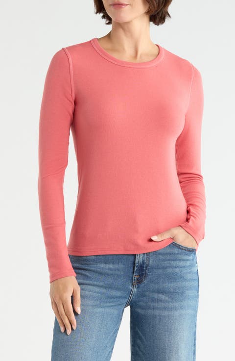 Exposed Seam Long Sleeve T-Shirt