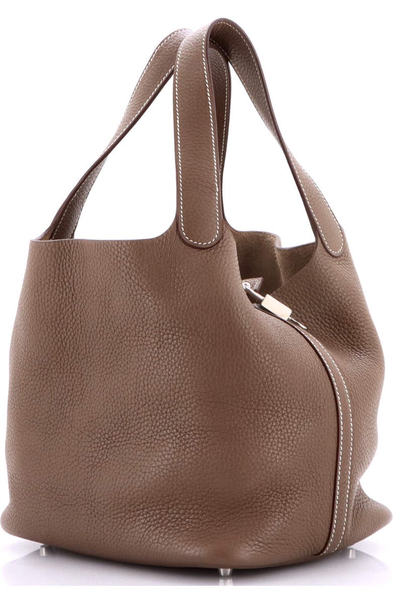 Pre-Owned Hermes Picotin Lock Bag Clemence MM, Alternate, color, Etoupe