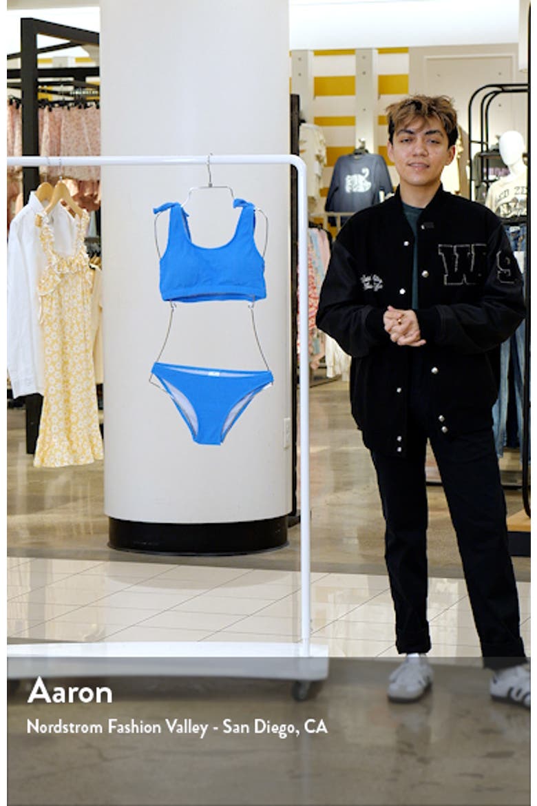 Kids' Marine Blue Two-Piece Swimsuit video