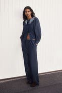 H&M Denim Drawstring Trousers