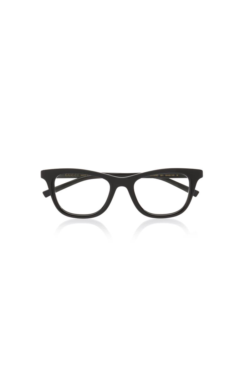 50mm Cat Eye optical glasses, Alternate, color, Black