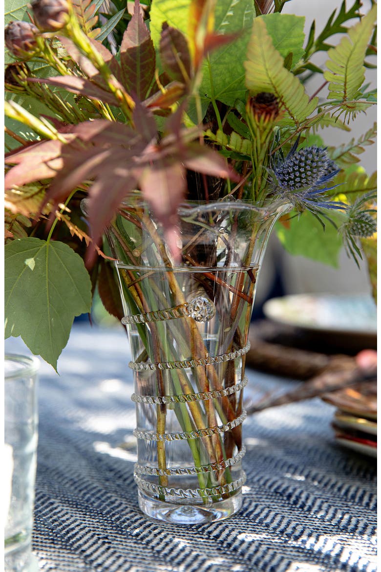 Amalia Flared Glass Vase, Alternate, color, CLEAR