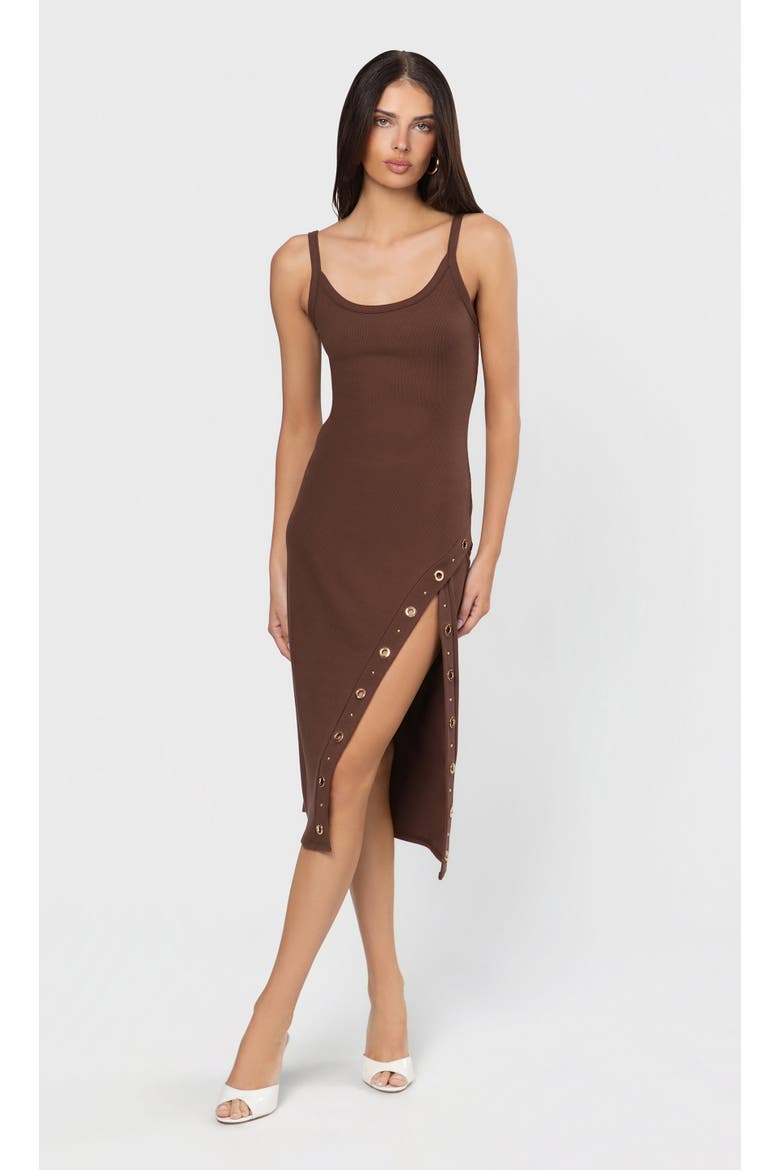 Veneta Grommet Dress, Main, color, Coco