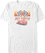 Cars Men's Pit Crew Team Short Sleeve Graphic T-Shirt