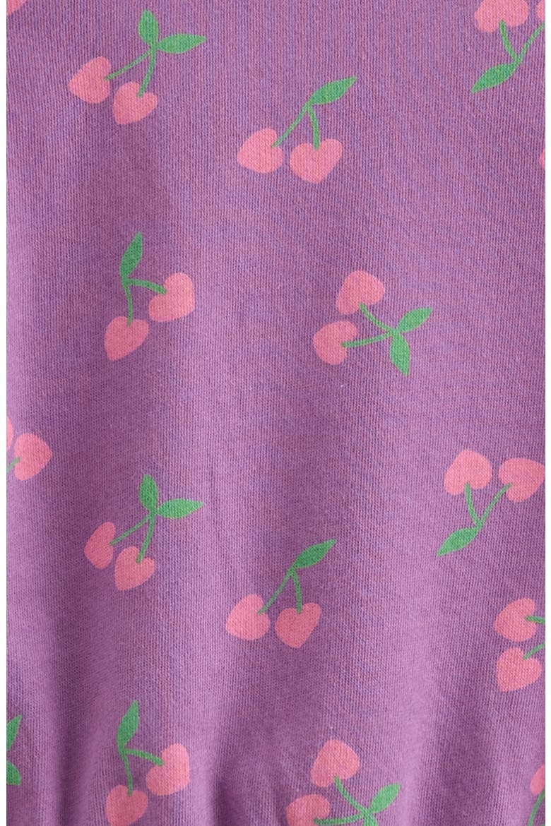 Kids' Relaxed Fit Crewneck Sweatshirt & Leggings Set, Alternate, color, PURPLE CHERRY HEARTS- PURPLE