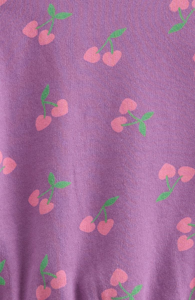 Tucker + Tate Kids' Relaxed Fit Crewneck Sweatshirt & Leggings Set, Alternate, color, Purple Cherry Hearts- Purple