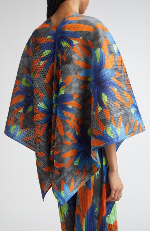 Issey Miyake Pleats Please Carnival Pleated Tunic In Multi