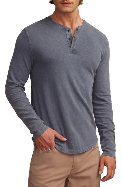 Weekend Long Sleeve Slubbed Henley