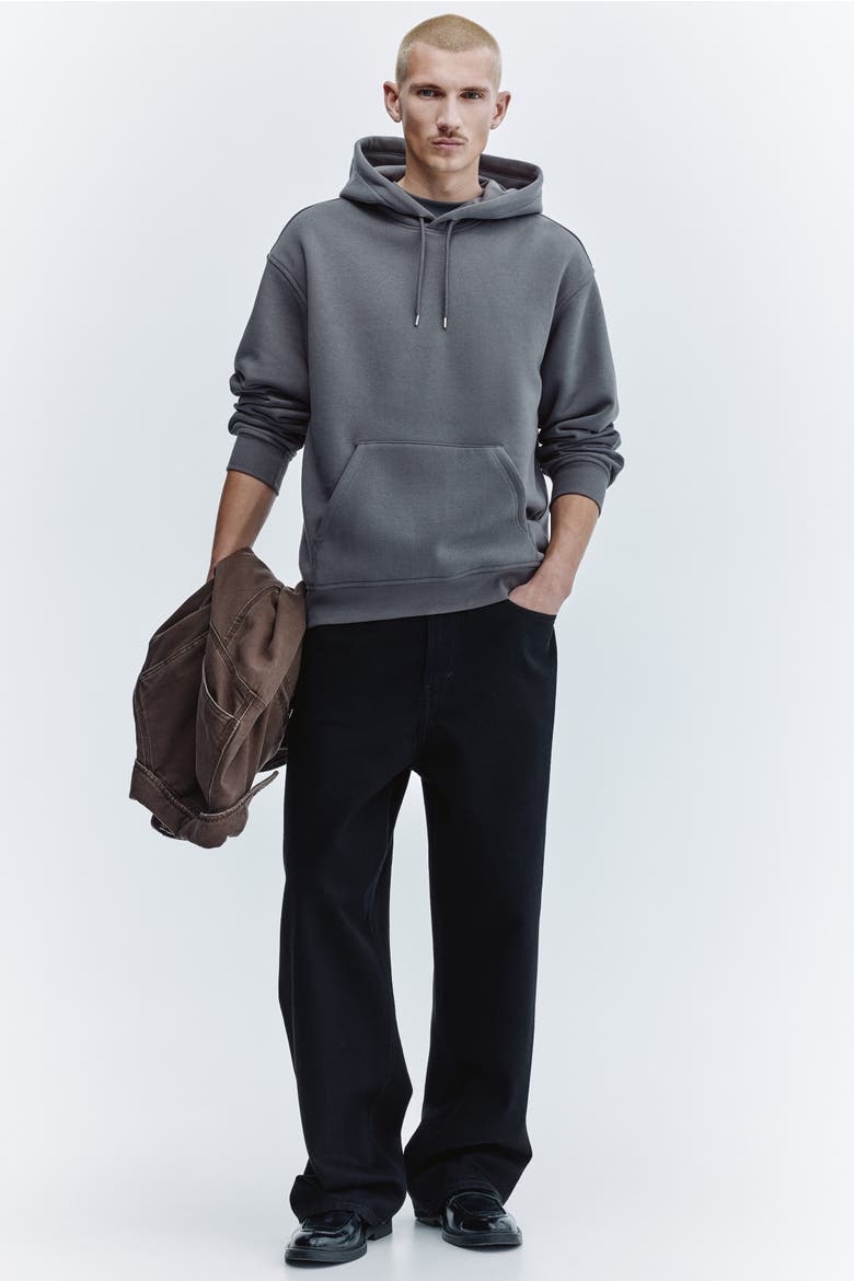 Loose Fit Hoodie, Alternate, color, Dark gray