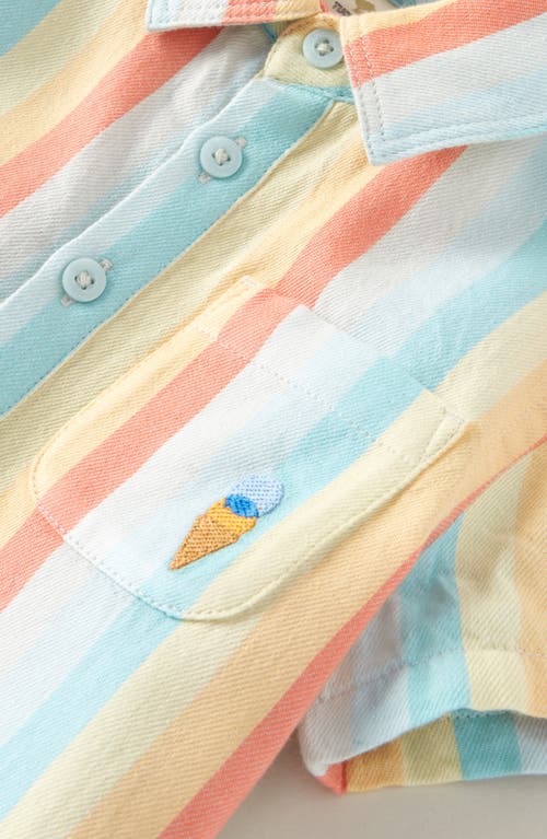 Tucker + Tate Embroidered Cotton Polo Romper