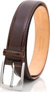 MADE IN ITALY Pebble Leather Belt