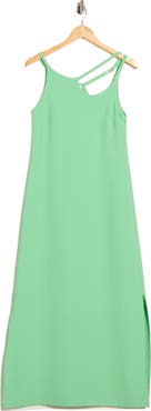 Longchamp Asymmetric Cutout Maxi Dress