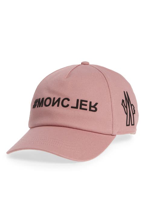 MONCLER ピンク ウールヘアバンド Moncler Pink Logo Headband Moncler