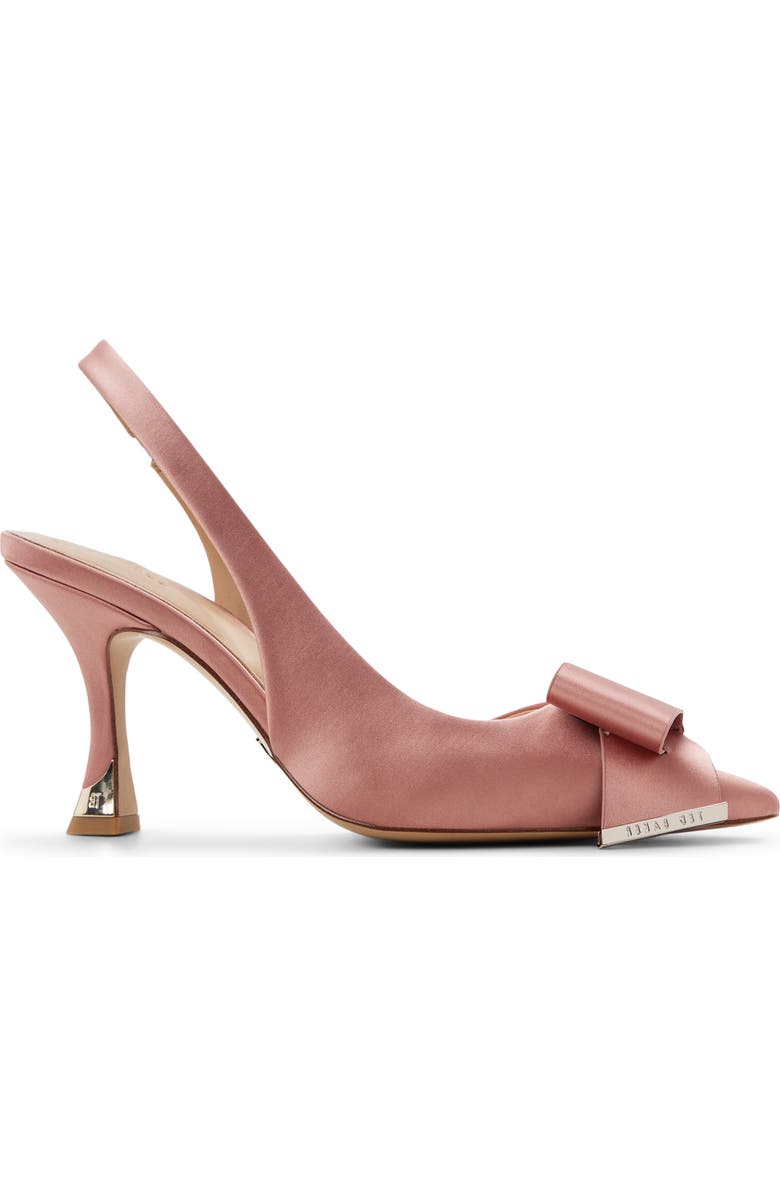 Ted Baker London Lola Bow Half d'Orsay Pump, Alternate, color, Dark Rose