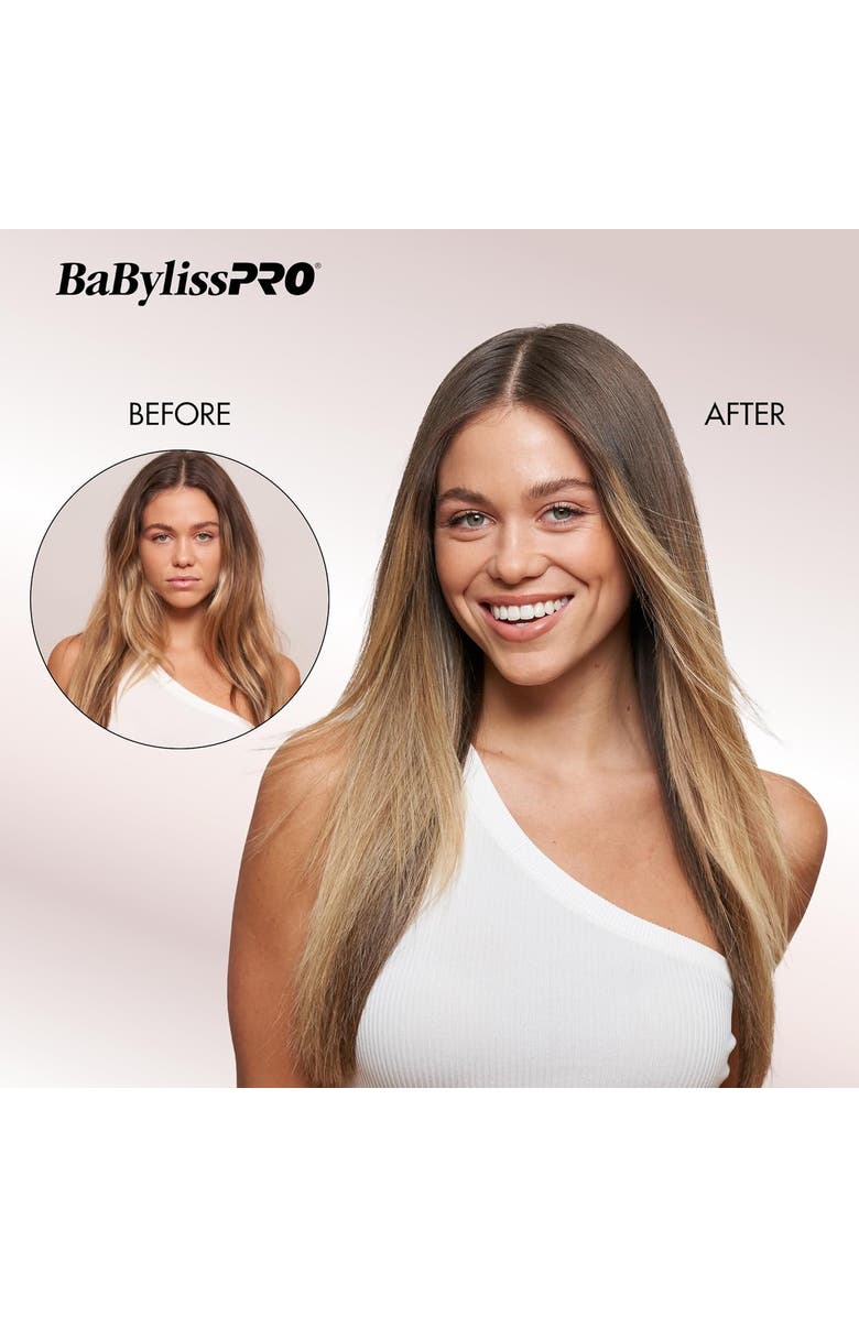 BaBylissPRO Nano Titanium Limited Edition 1¼" Prima3000 Stainless Steel Styling Iron, Alternate, color, Pink