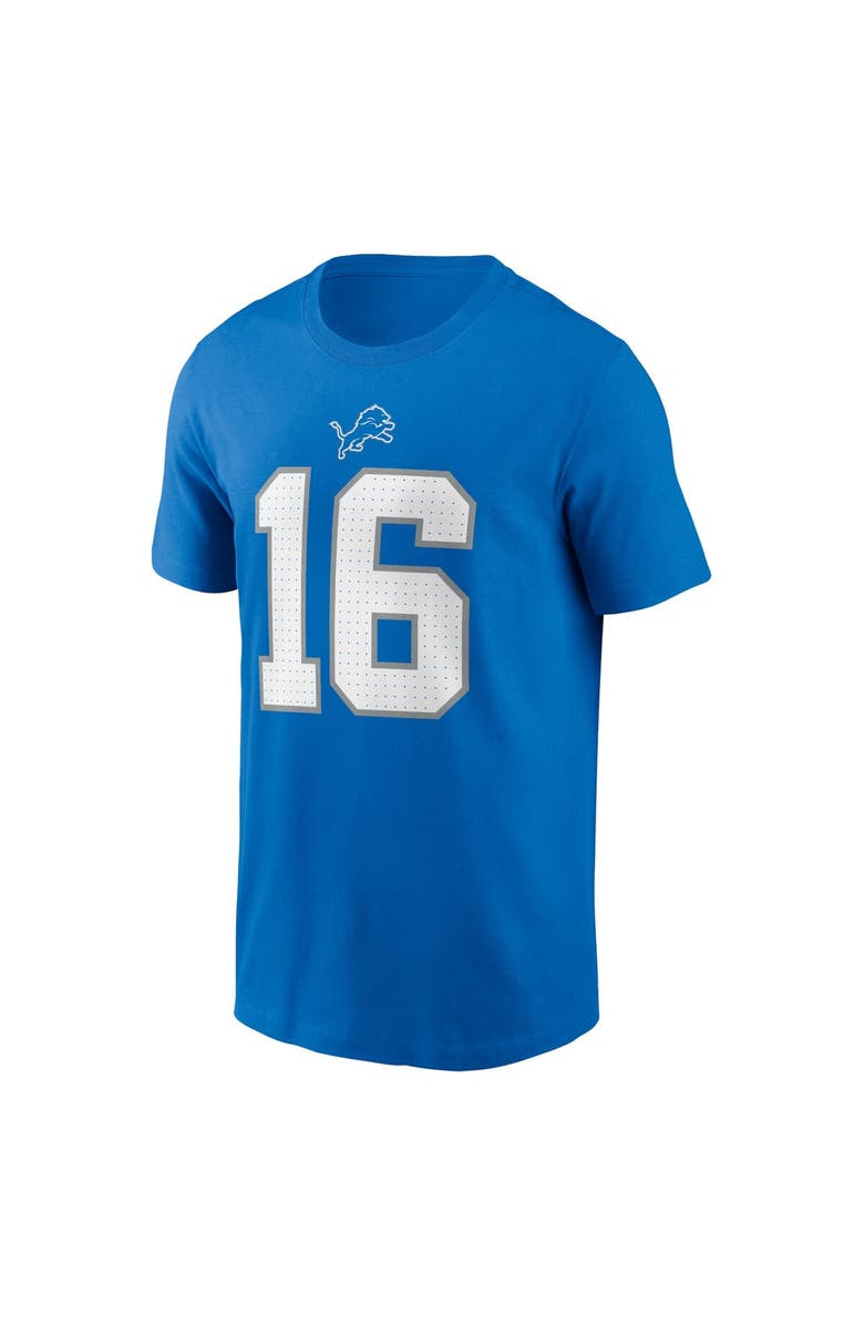 Nike Men's Nike Jared Goff Blue Detroit Lions Name & Number T-Shirt, Alternate, color, Blue