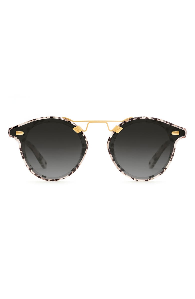 KREWE STL 63mm Round Sunglasses, Main, color,