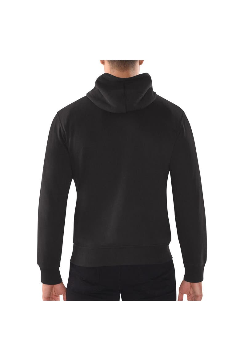 Men's Starter Black Atlanta Falcons Gridiron Classics Post Season Full-Zip Hoodie, Alternate, color, Black