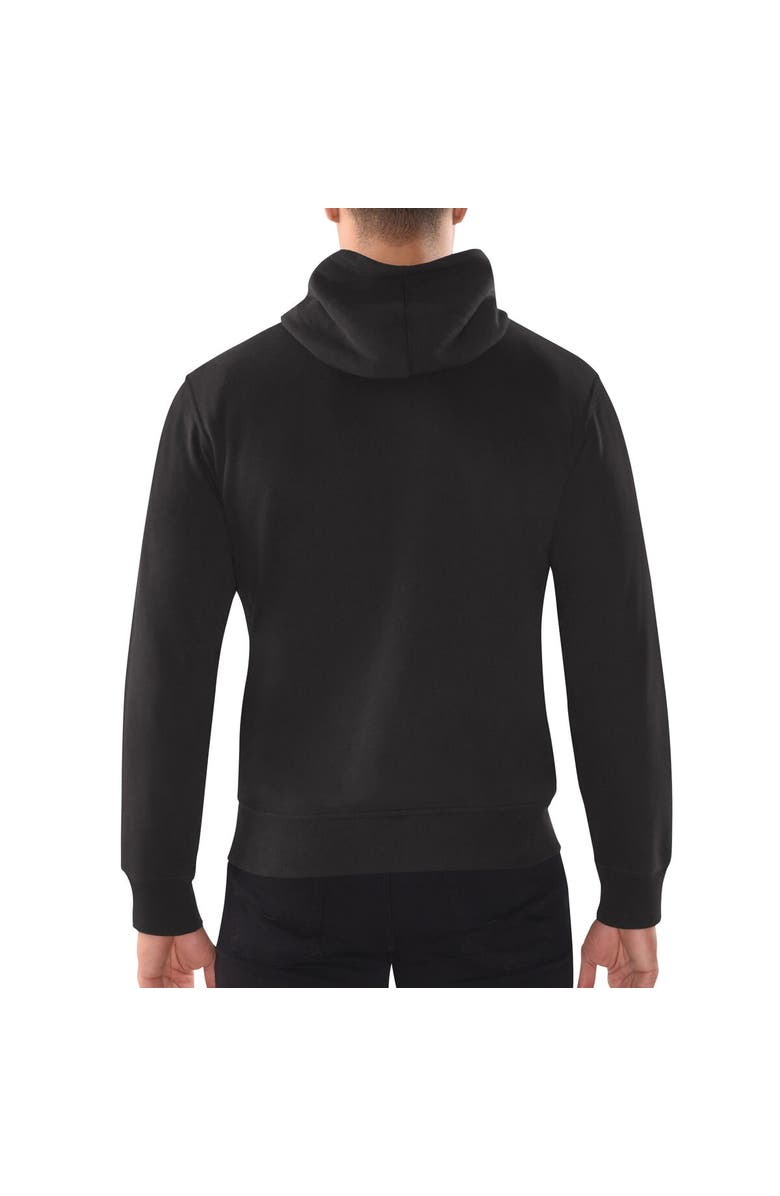 STARTER Men's Starter Black Atlanta Falcons Gridiron Classics Post Season Full-Zip Hoodie, Alternate, color, Black