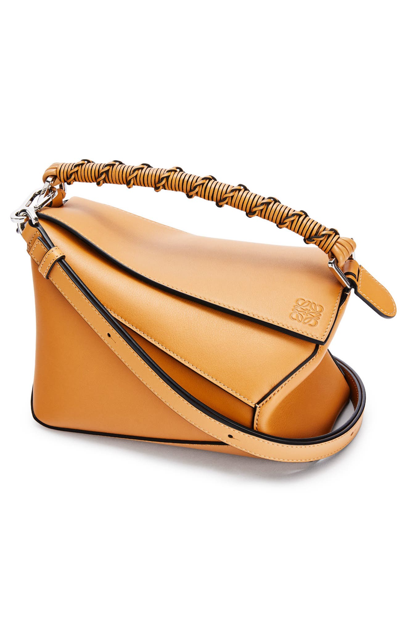 Loewe Small Puzzle Edge Leather Shoulder Bag, Alternate, color, 