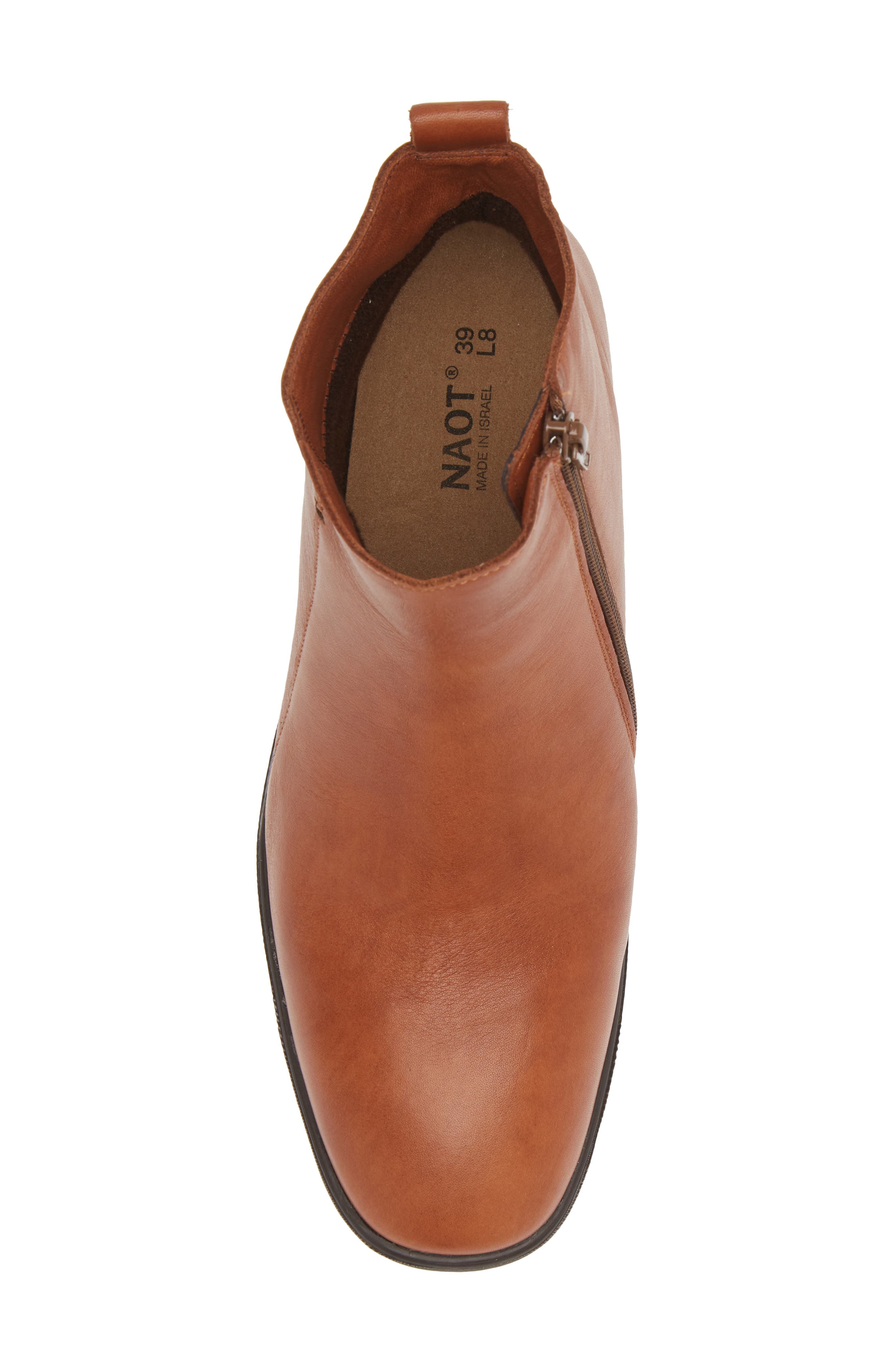 Naot Ethic Bootie, Alternate, color, Brown Peanut Leather