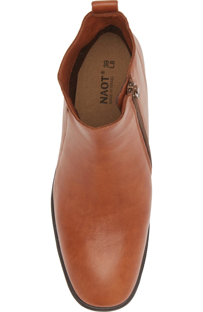 Naot Ethic Bootie, Alternate, color, Brown Peanut Leather