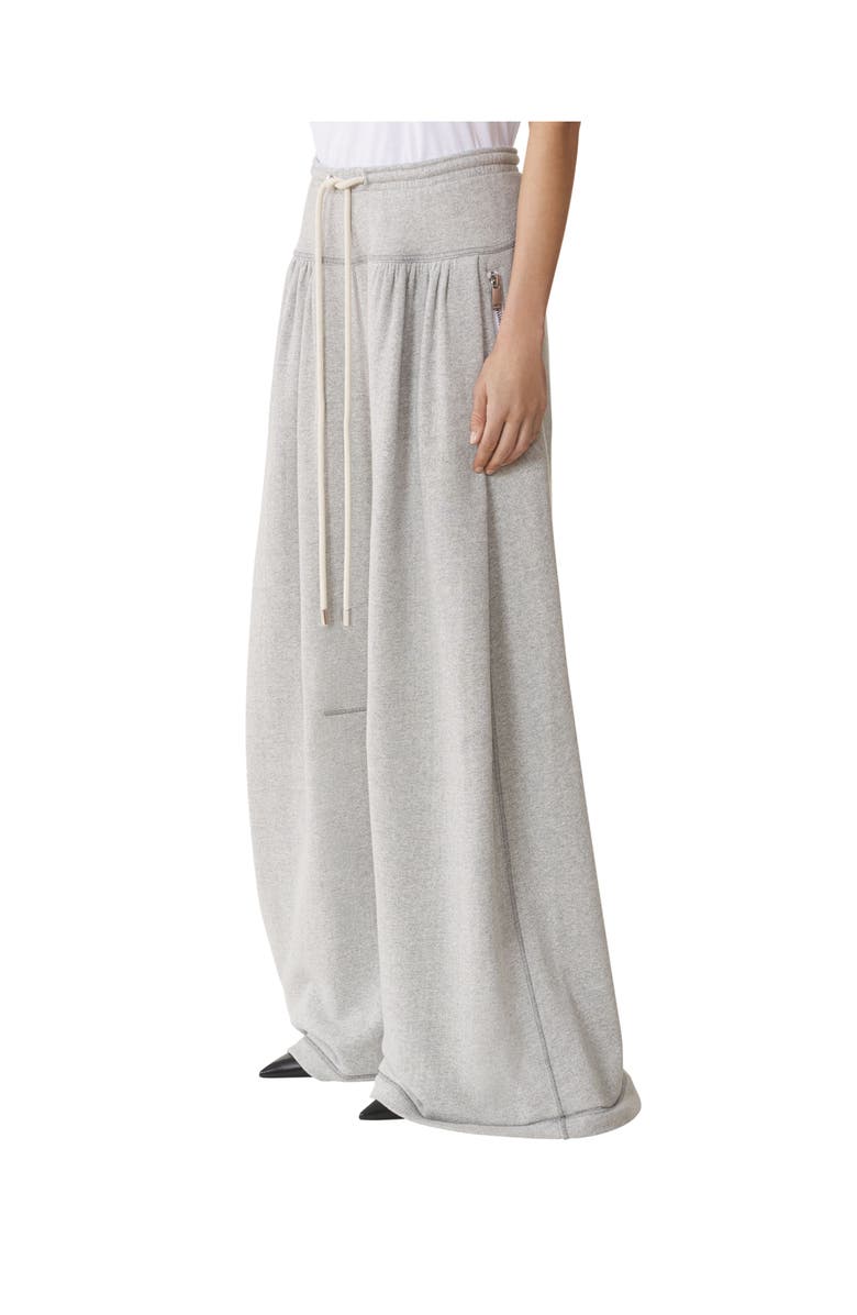 Lanvin Cotton Jersey Pants, Alternate, color, Heather Grey