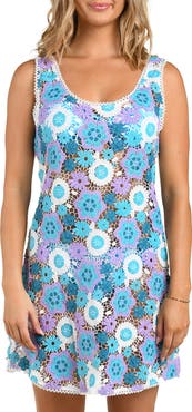 Citrus Happy Cover-Up Crochet Dress