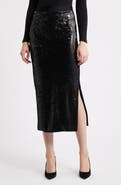BOSS Ebibi Sequin Midi Skirt