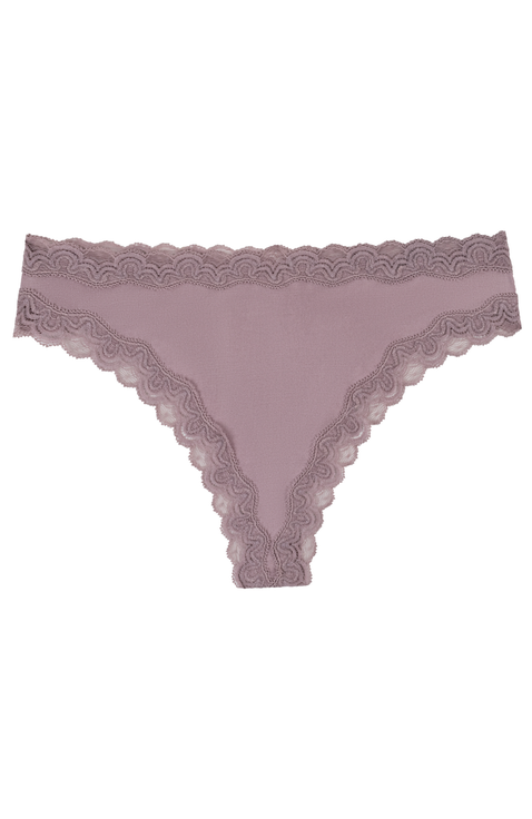 Soft Silk Thong Underwear