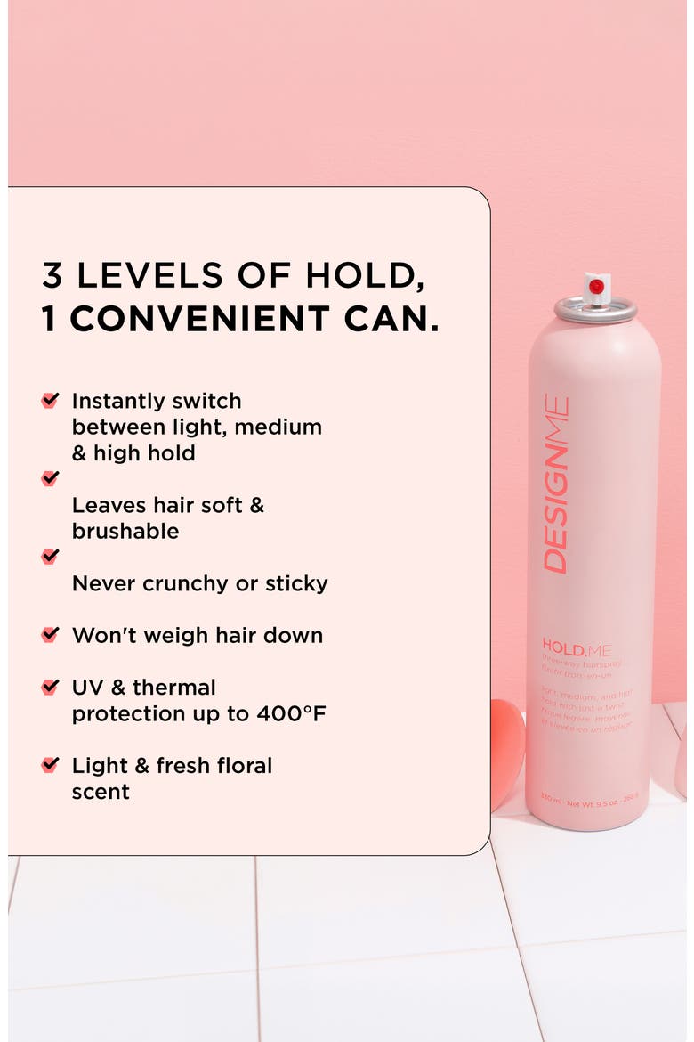 HOLD.ME Three-Way Hairspray, Alternate, color, NO COLOR