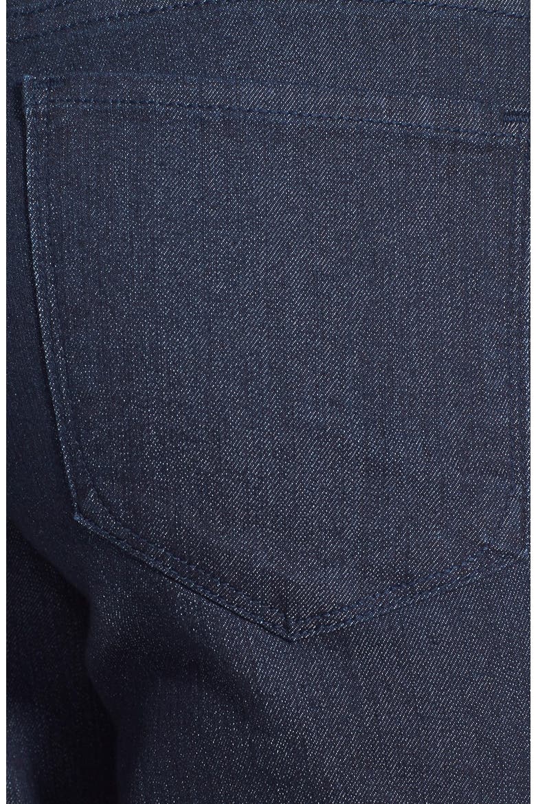 'Billie' Stretch Mini Bootcut Jeans, Alternate, color, DARK ENZYME