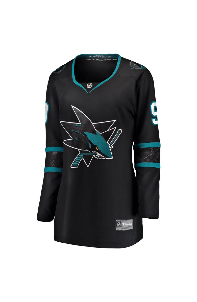 FANATICS Women's Fanatics Branded Evander Kane Black San Jose Sharks Alternate Premier Breakaway Jersey, Alternate, color, 