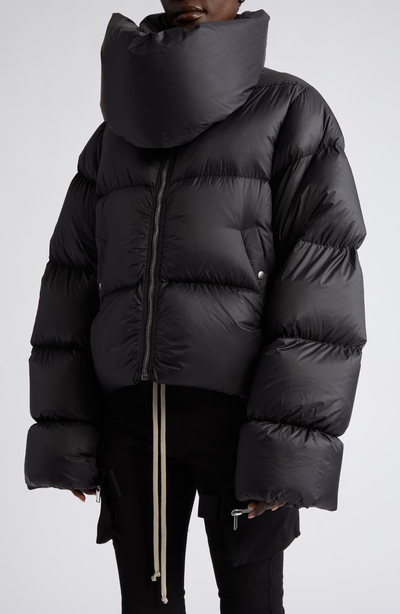 Rick Owens Funnel Neck Down Puffer Jacket | Nordstrom