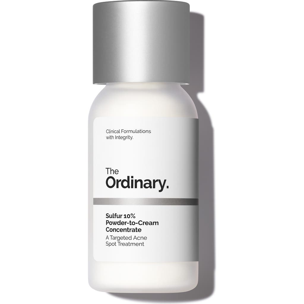 The Ordinary Sulfur 10% Powder-to-cream Concentrate In Transparent