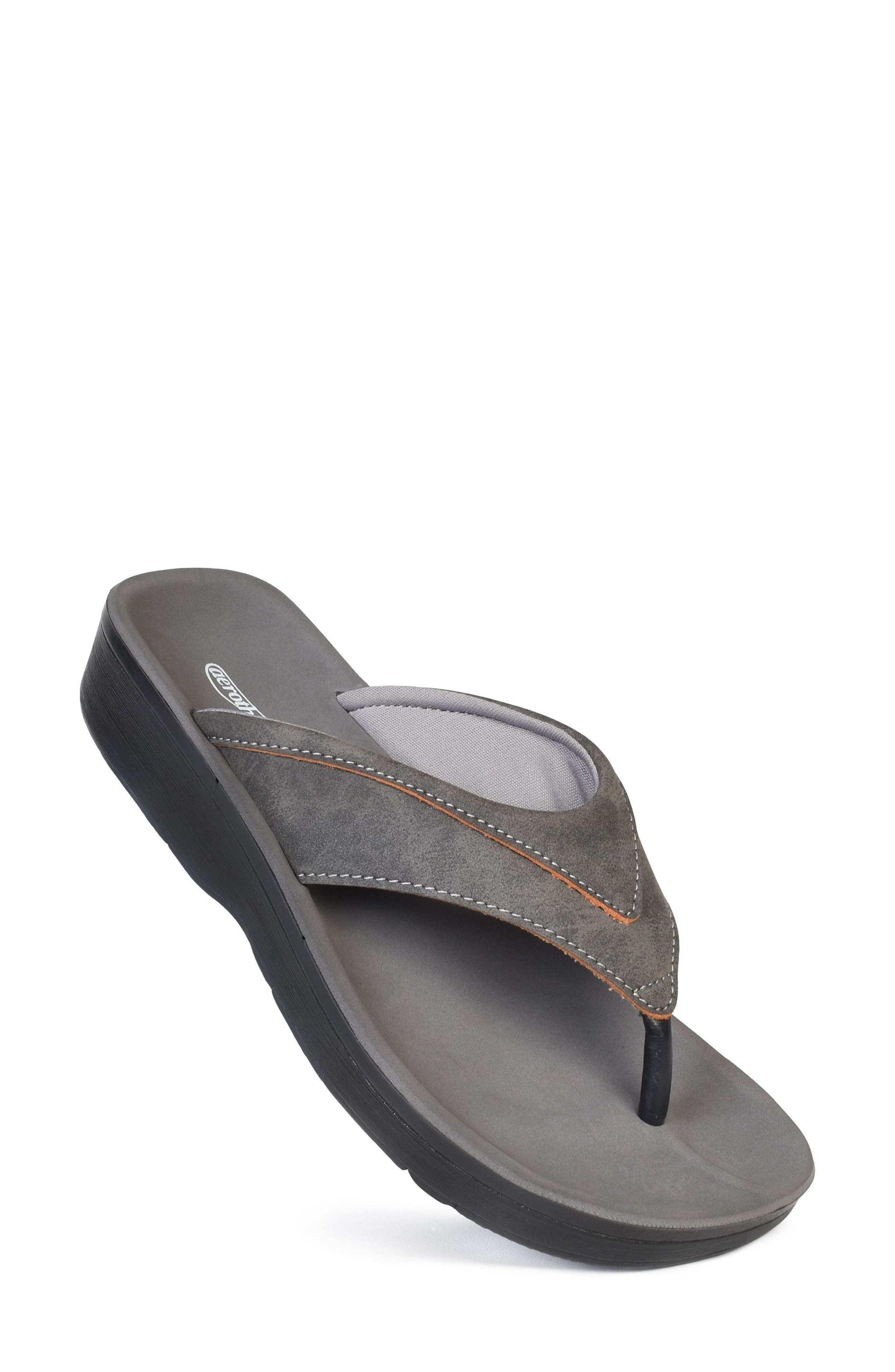 AEROTHOTIC Tera Flip Flop, Alternate, color, Grey