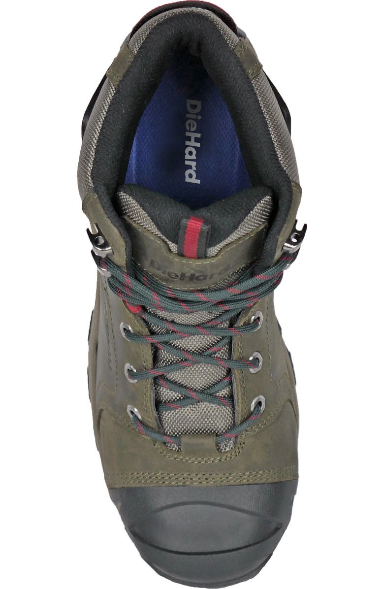DieHard Comet Composite Toe Waterproof Work Boot, Alternate, color, Olive/Black