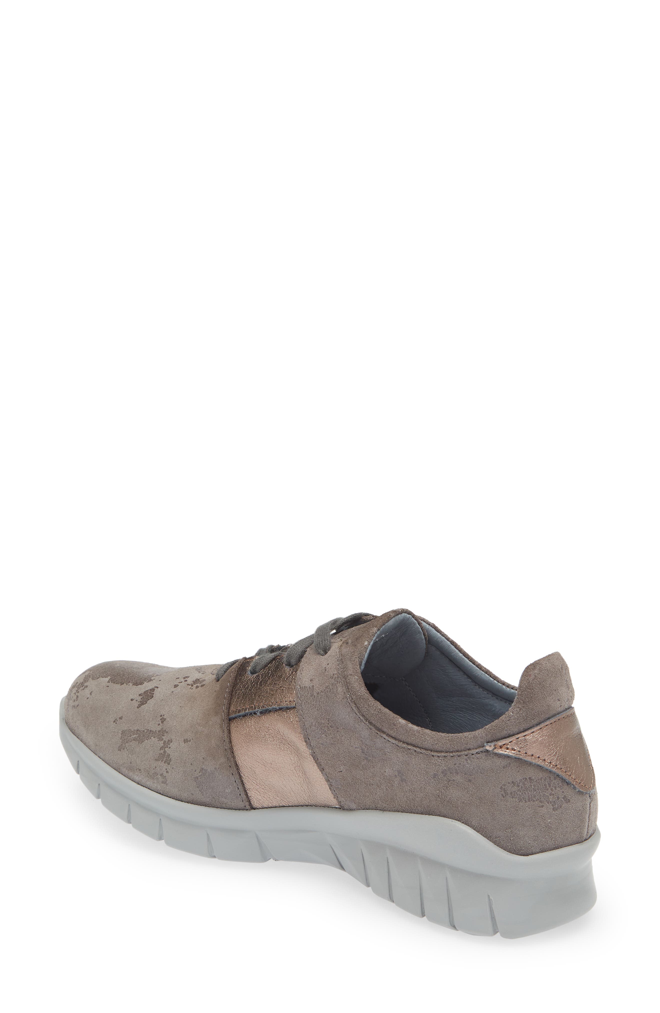 Naot Buzz Sneaker, Alternate, color, Gray Marble Suede