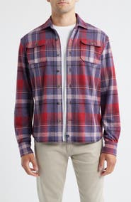 johnnie-O Gustaf Plaid Flannel Button-Up Shirt